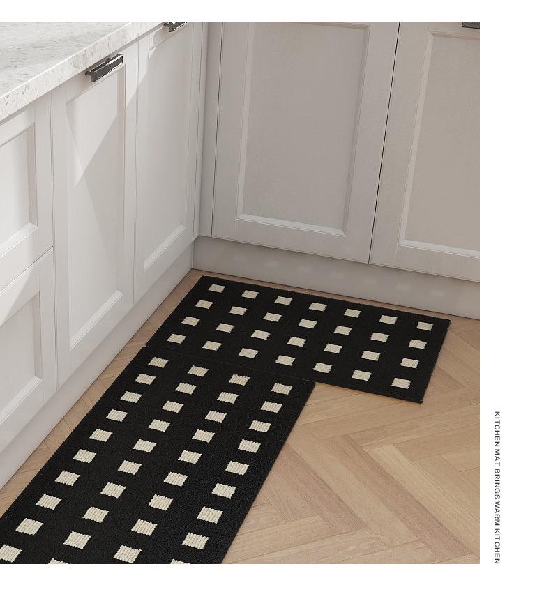 Waterproof, Oil-proof Kitchen Floor Mat - Durable, Non-slip, Dirt & Wear-resistant Carpet for Entrance Doors.