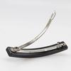 Chanel COCO Mark Valletta Heart Black plastic/Rhinestone Heart Women Used