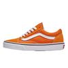 Old Skool Leder Bequem Mode Lässig Vielseitig Niedrige Schnürschuhe Unisex Sneaker Orange VN000D6W52K1