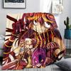 1PC Bakuman Print Flannel Blanket, High quality All Seasons, Home Decor, Warmth and Comfort, Perfect for Christmas Gifts