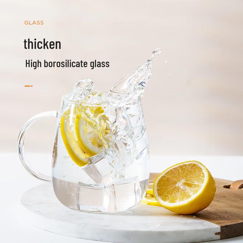 Wushengwu Mushroom Clear Glass Cup Set