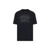 Loose Fit Round Neck Logo Letter Print Short Sleeve T-Shirt Men Tops Navy-Blue 3RZTLF-ZJ8EZ-1583