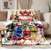 Power Rangers  Soft and Comfortable Flannel Suitable for Sofas Living Rooms Outdoor Camping Travel and Also Makes a Great Anniversary Gif