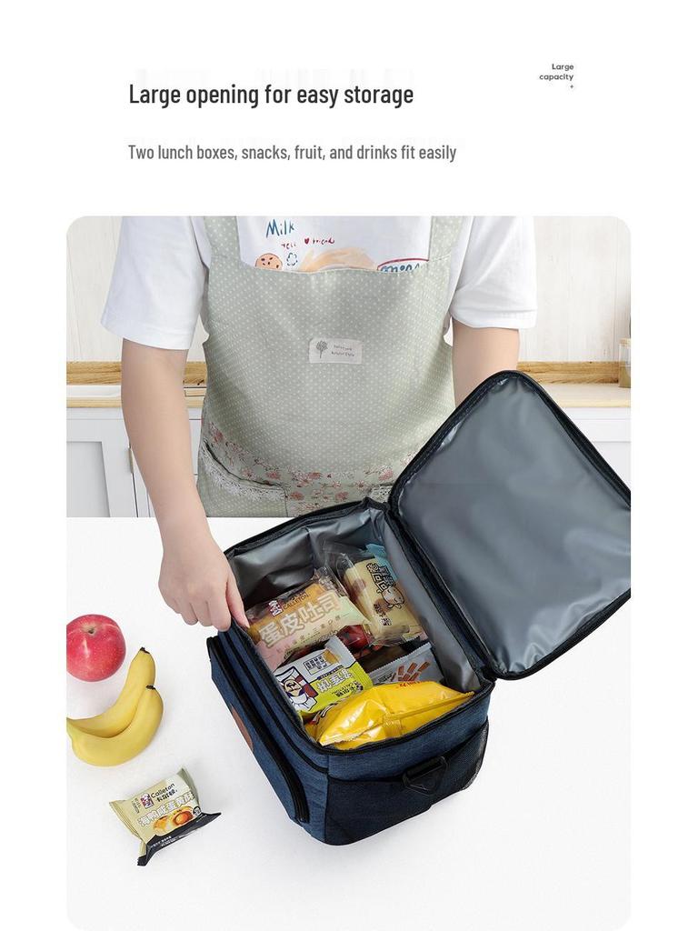 Crossbody Picknick-Tragetasche und Lunchtasche mit großem Fassungsvermögen, wasserdicht und isoliert