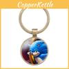 Sonic The Hedgehog Time Stone Keychain Cartoon Style Key Accessory Mix Material