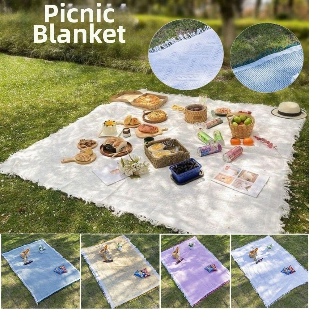 90*90cm/90*150cm/90*180cm Moisture-Proof Mat White Outdoor Camping Blanket High Quality Floor Mat