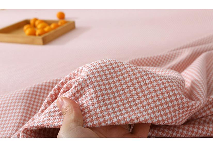 Doppelgröße reine Baumwolle Jacquard Bettlaken - Dick, Atmungsaktiv, Hautfreundlich für Herbst/Winter