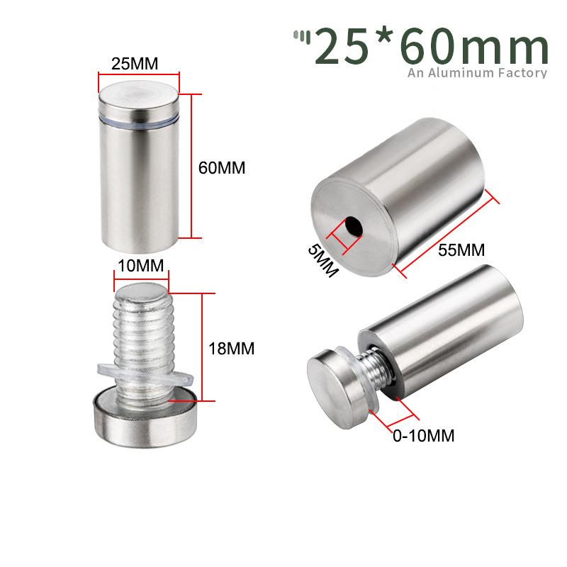 10 PC Advertisement nail stainless steel screws with decorative holes for decorative cover of ceramic tile acrylic glass