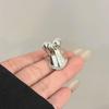 Fashionable Korean Sweet Princess Dress Ring Creativity Metal Skirt Edge Ring Gentle Ring Elegant Hand Jewelry Accessories Gifts