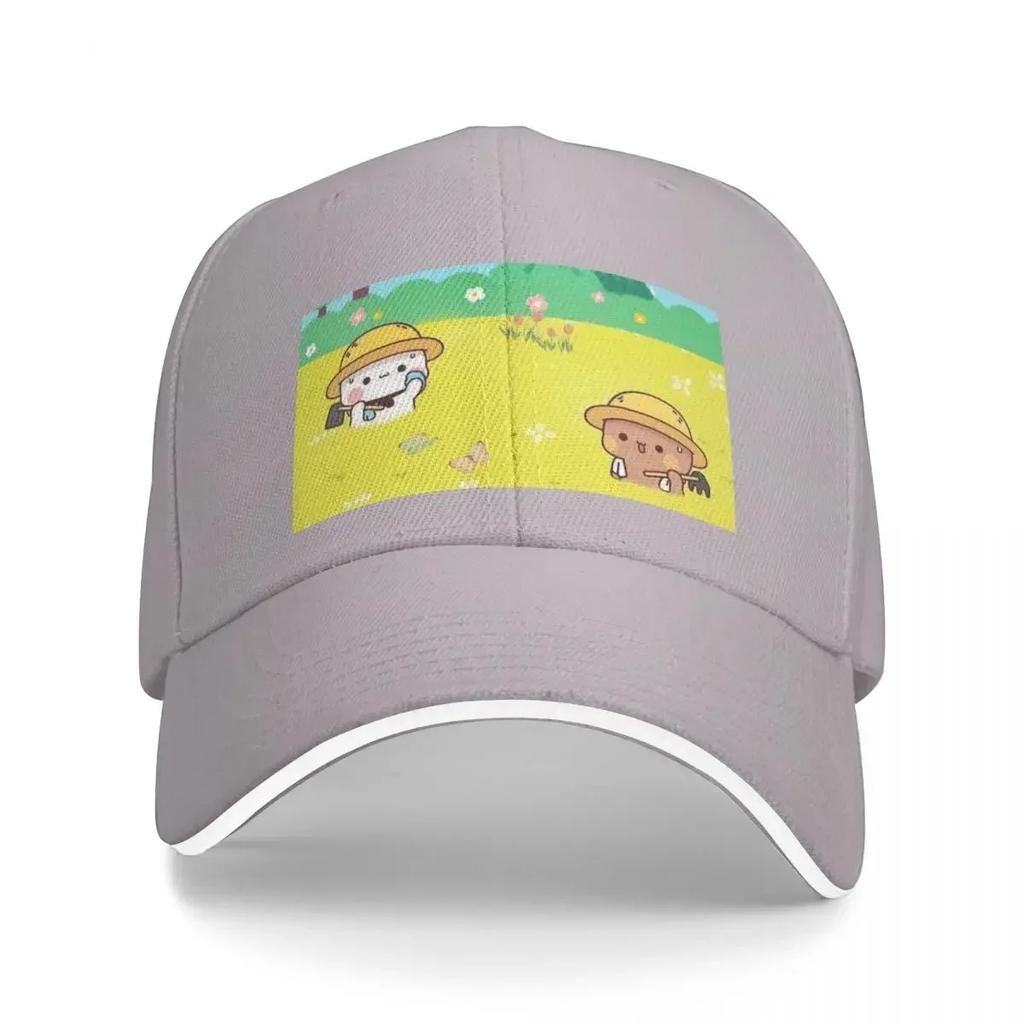 Cute Couple Dudu And Bubu Are Hard Working On The Field Baseball Cap Military Cap Unisex Luxury Brand Sports Cap Hats Unisex Womens