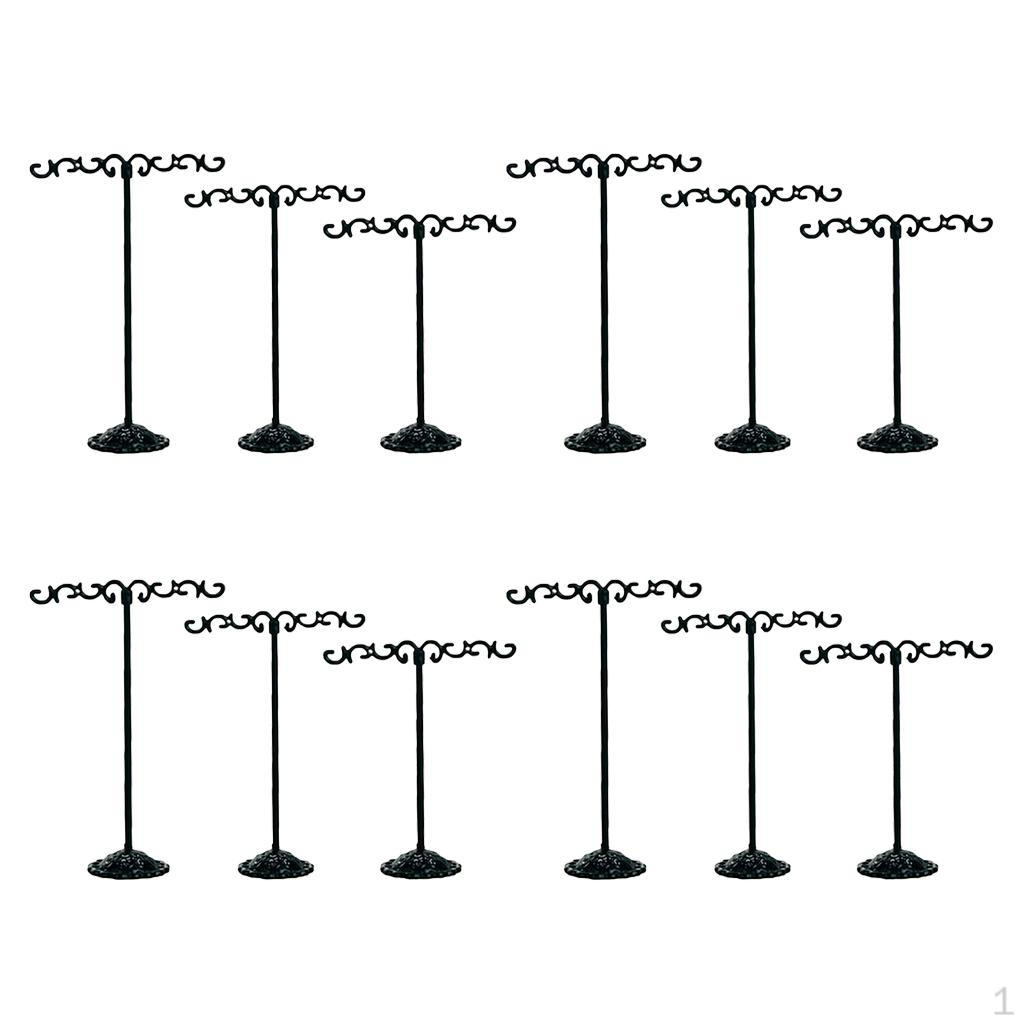 

12x shape bar EARRING HOLDER JEWELLERY DISPLAY STANDS NECKLACE RACKS