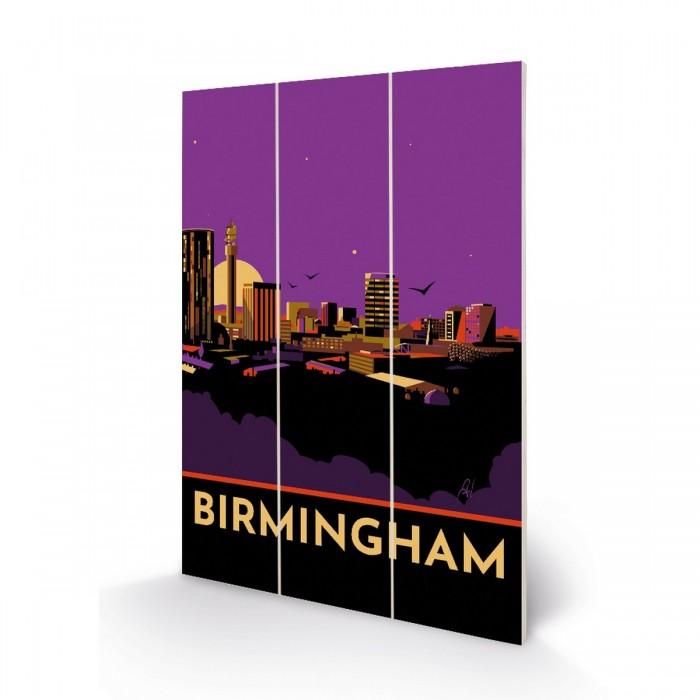 Georgina Westley Birmingham Mini Wood Print