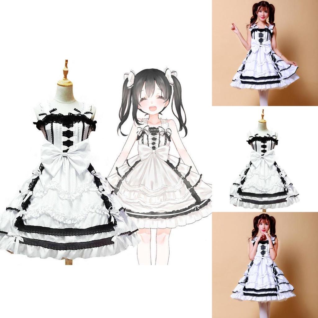 Exquisites Love Live Yazawa Nico Lolita Tanzparty Dienstmädchenkleid Uniform Cosplay Kostüm Für Anime-Fans