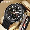 Luxury Men Electronic Quartz Watch Chronograph Double Display Waterproof Man Digital Wristwatch Military Sport Male Clock