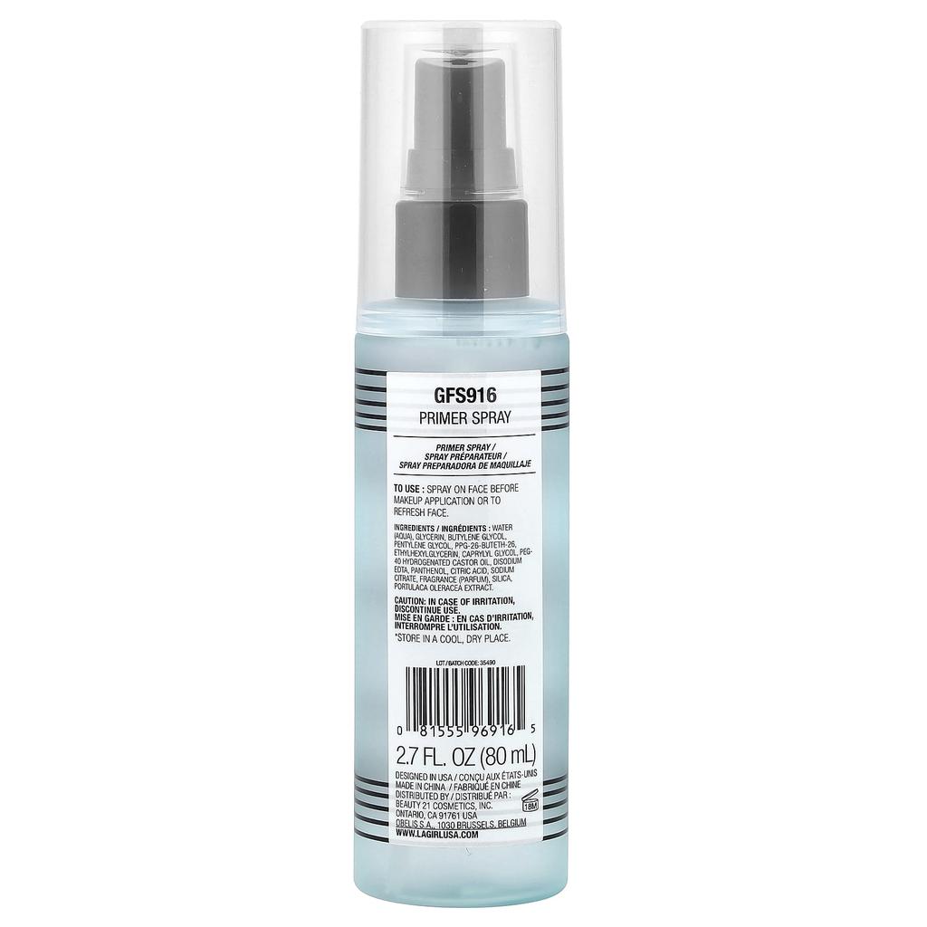 L.A. Girl, Primer Spray, GFS916, 80ml (2.7fl oz)