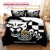 Boavista FC Pattern Bedding Home Decoration Birthday Gift (1 * duvet cover + 2 * pillowcase, without core)