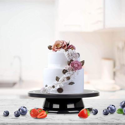 1 Stk. 11 Zoll Kunststoff Drehbarer Kuchen Dekorierständer Zuckerguss Malerei Drehteller