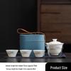 Chaxun Portable Ceramic Travel Tea Set