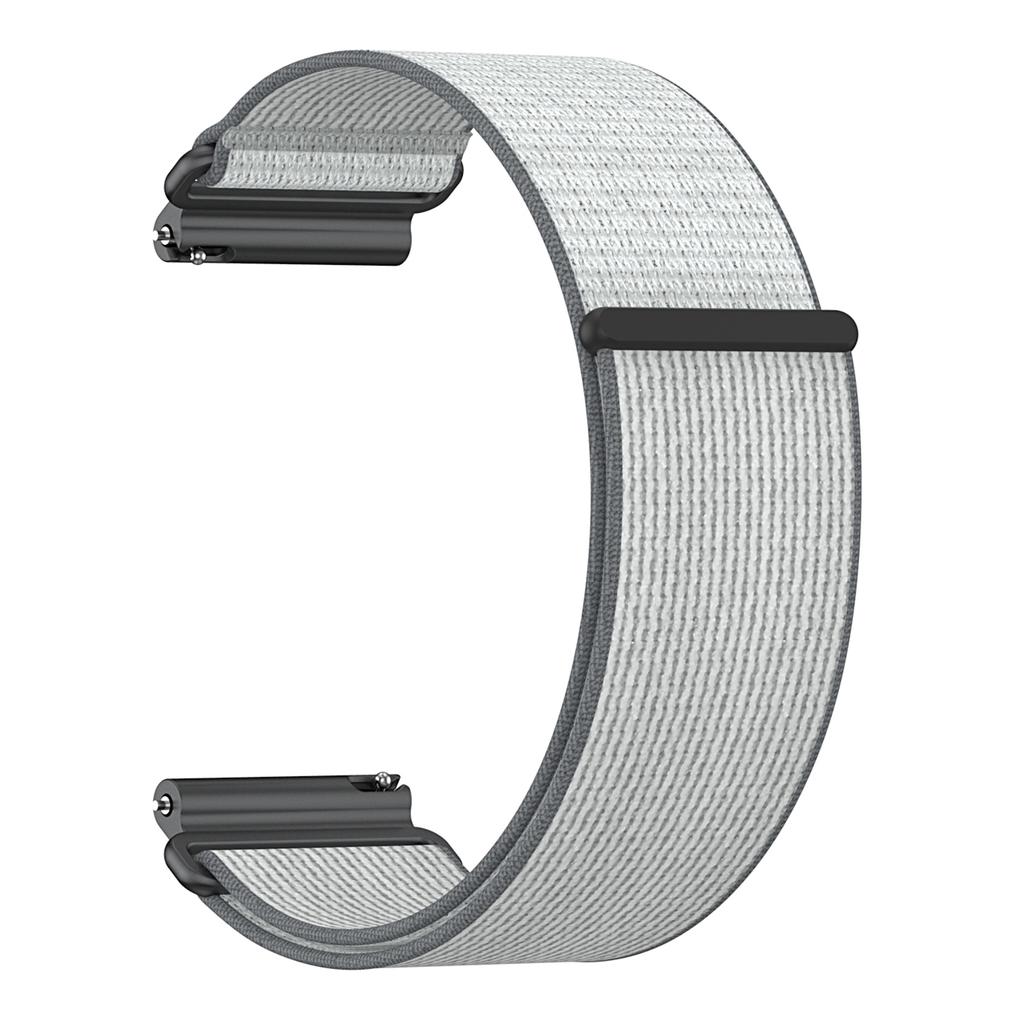 For Garmin Venu X1 Nylon Loop Strap with Metal Connector Quick Release Breathable Watch Band
