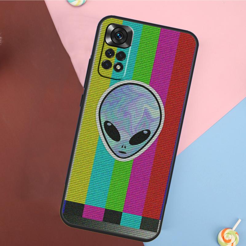 Aesthetic Alien Cover For Xiaomi Redmi Note 14 13 12 9 10 11 Pro 9S 10S 11S 12S Redmi 14C 10C 12C 13C Case