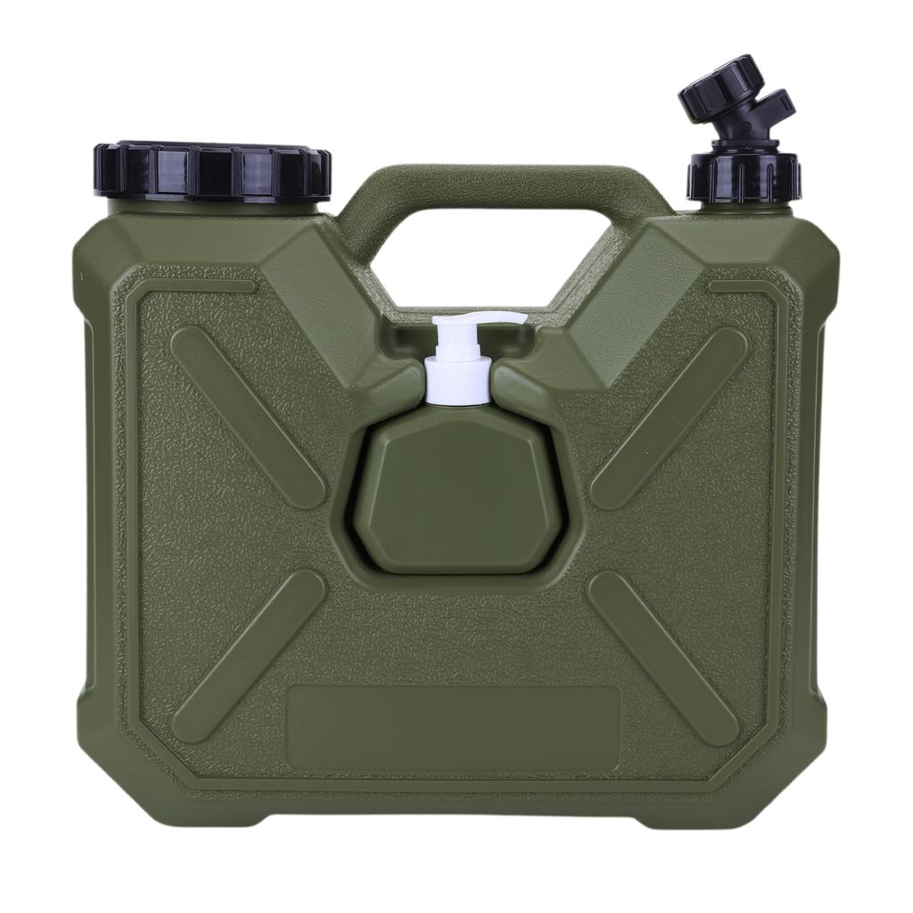 10-30L Water Bucket Large Capacity Portable Drinking Water Canister with Detachable Faucet No Leakage for Outdoor Travel Driving