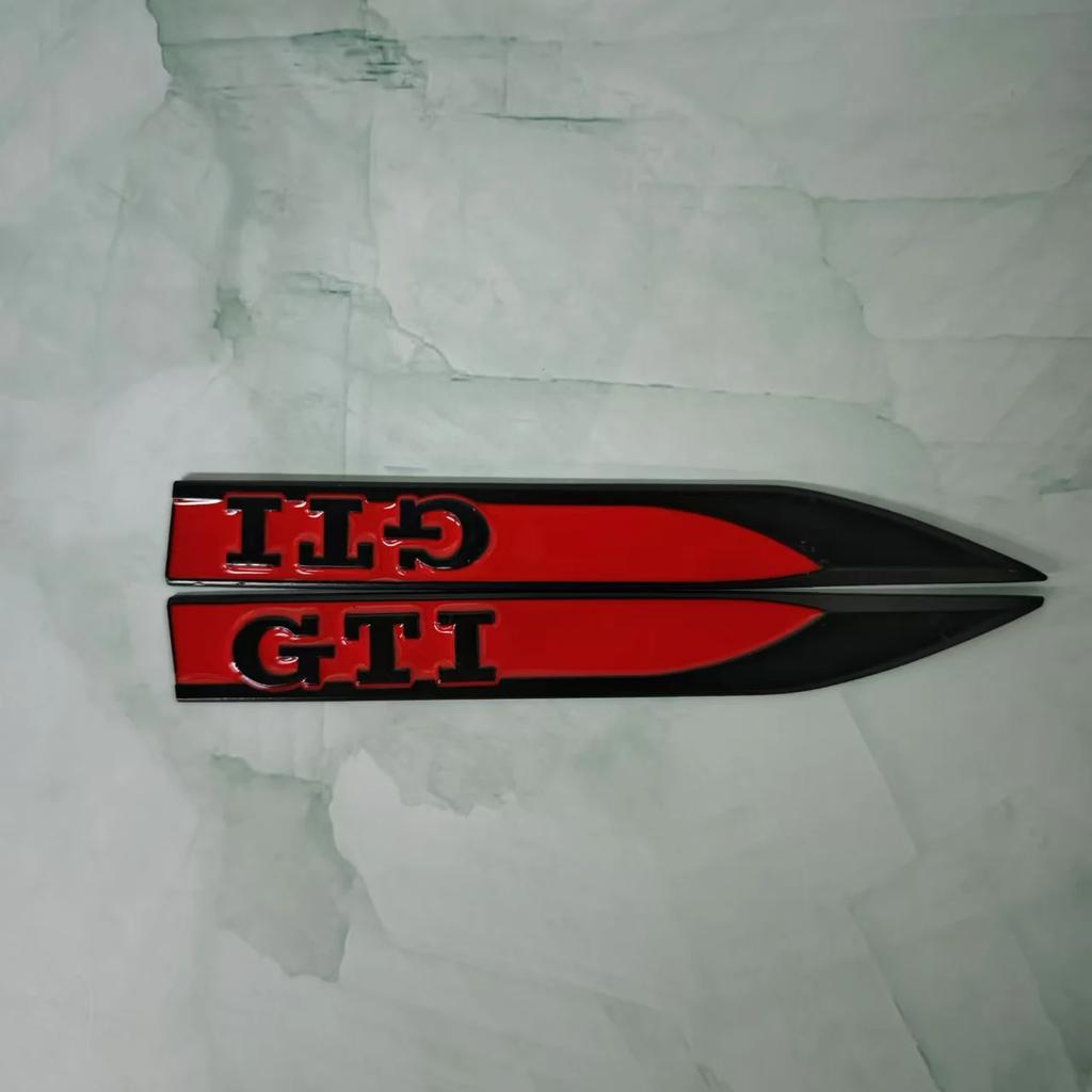 For VW Volkswagen Jetta MK5 Golf Volkswagen Golf 5/6/7 MK5 MK6 MK7 GTD GLI 3D Metall-Kotflügel Logo Aufkleber Personalisierte Ka