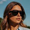 Trendy Double Bridge Sunglasses for Unisex New Style Available In Multiple Popular Colors Lightweight UV Protective Lenses