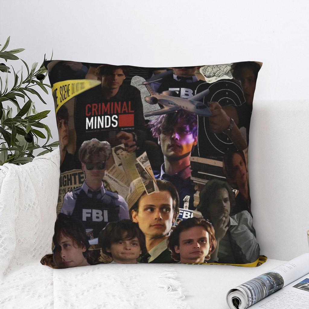 Criminal Minds Spencer Reid Pillow Case Morden Pillow Cover Graphic Pillowcases For Living Room Bed Chair