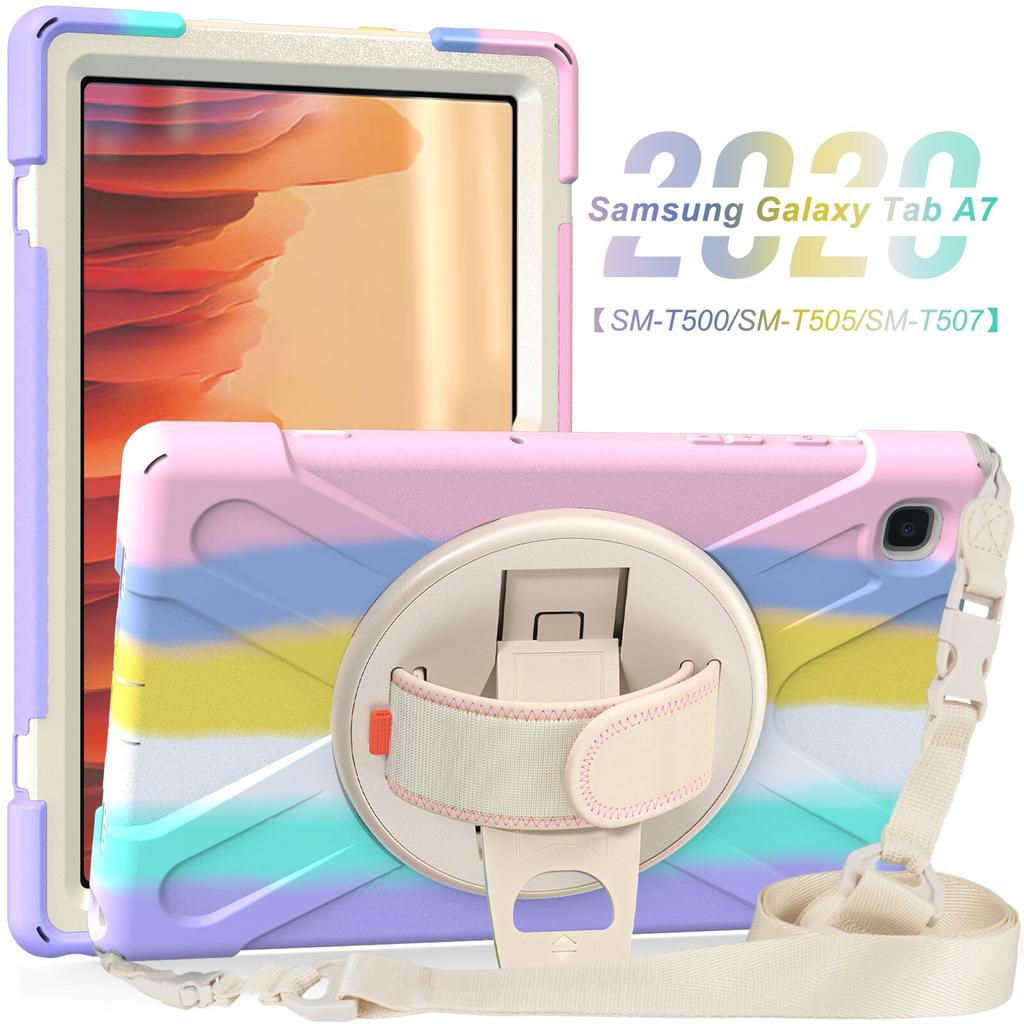 Buy Case For Samsung Galaxy Tab A7 10.4 T500 T505 T507 T505N Tablet Cover 360 Rotation Hand