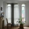 Curtain Finished American Country Retro Balcony Bedroom Dining Room Kitchen Personalized Embroidery Flower Retro Bay Window