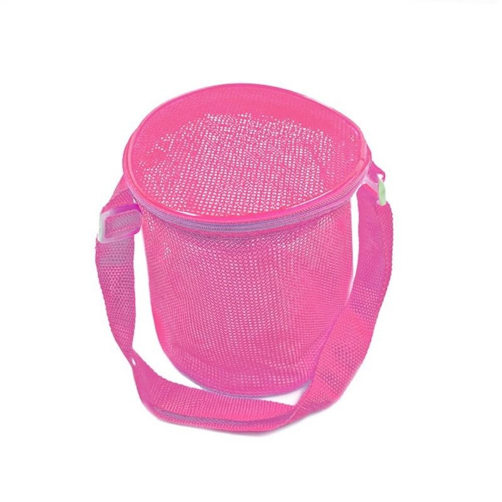 

Коллекция для завершения Пляжная сумка Сетка Сумка для коллекции игрушек Дорожные принадлежности для плавания розы красного