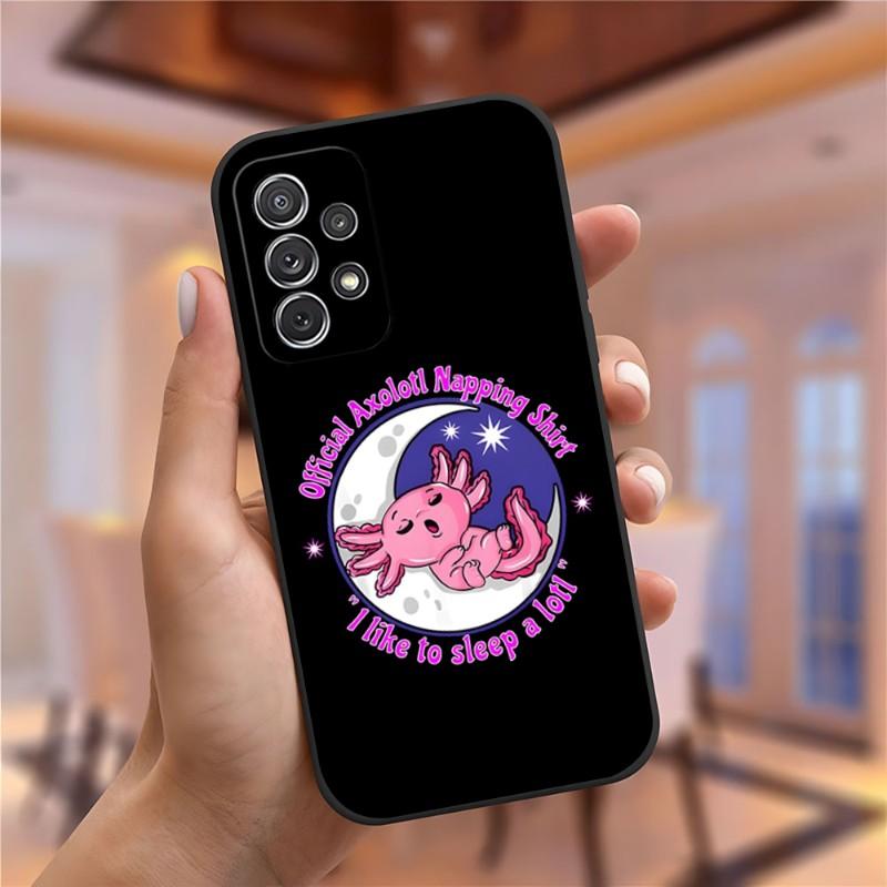 Süße Tier Axolotl Handyhülle Für Samsung Galaxy S23 S22 S10 S20 S30 S21 S8 S9 Pro Plus Ultra Fe Design Rückseite
