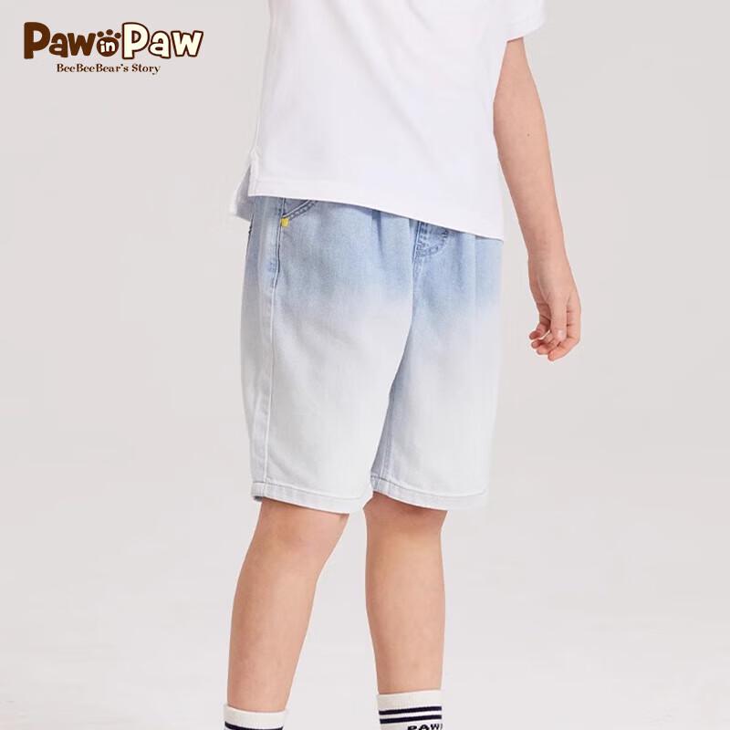 Джинсовые шорты с мультяшным мишкой PawinPaw для детей 130 cm