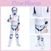 Star Wars Imperial Stormtrooper Cosplay Costume Bodysuit With Eva Mask For Kids Anime Party Gift