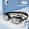 Professional Swimming Goggles Men Women Large Frame With Earplugs Waterproof Anti-Fog High-definition Swim Pool Diving Goggles Li Practical Use
