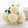 Chrysanthemum Silk Bouquet - Autumn Colors for Home or Wedding Decor
