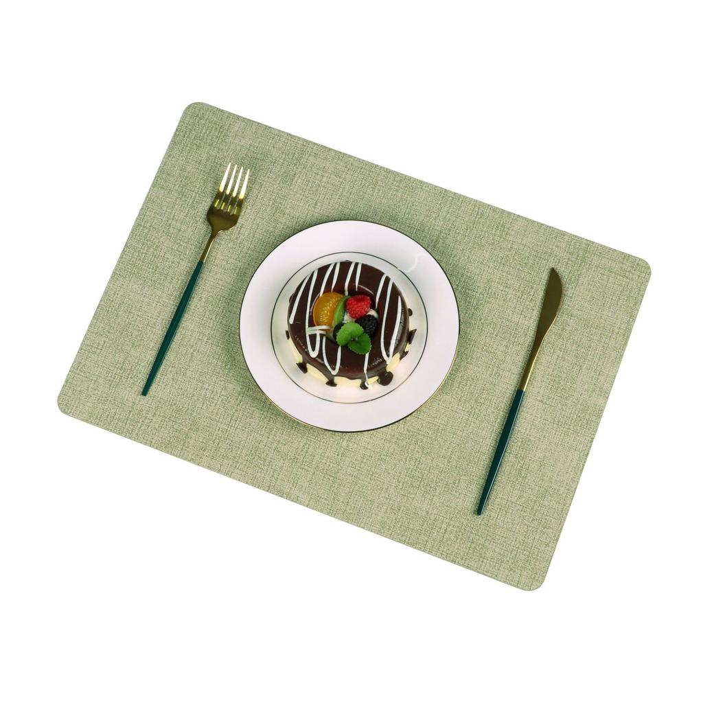 Placemat, tableware, tablecloth, premium cloth pattern, dining table mat, square thermal insulation mat, plate mat, coaster, washable