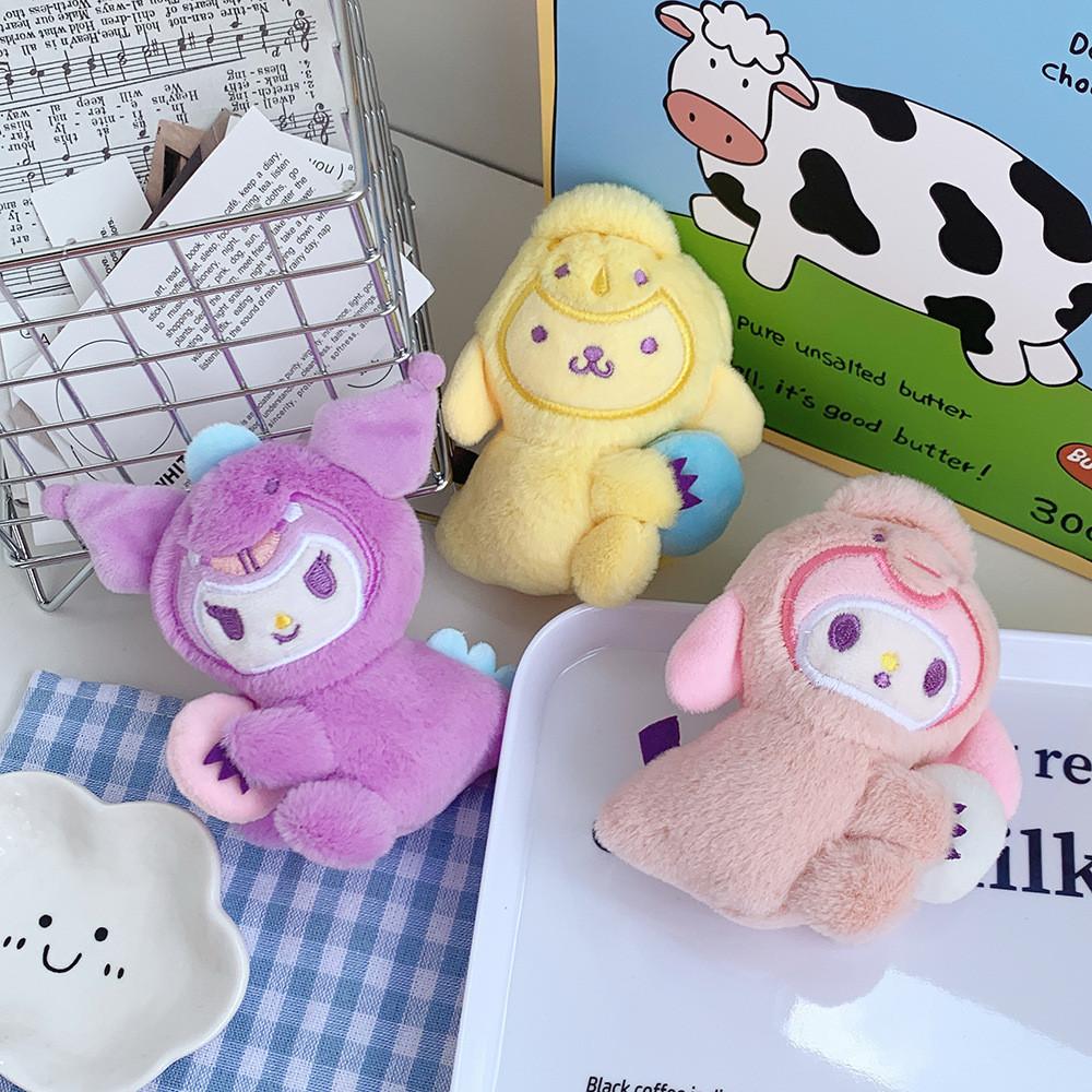 Adorable Mini Plush Dog Keychain For Kids And Adults In Yellow Pink Blue Purple