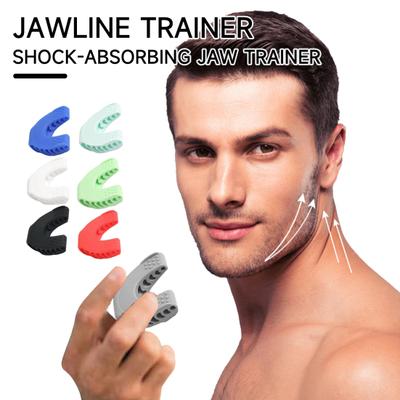 Ćwiczenie szczęki dla kobiet z przezroczystym pudełkiem do przechowywania Silikon spożywczy Ergonomiczny dla dorosłych Modelowanie twarzy Wzmacniacz kości szczęki Trener linii szczęki