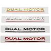 Metal ABS Car Styling Trunk Rear Tail Body Side Badge Sticker for Tesla Model 3 S X Y DUAL MOTOR Emblem Exterior Accessories