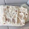 Summer New Pajamas Women's Short-sleeved Shorts Thin Cloud Cotton Cartoon Cute Large Size Korean Version Loungewear