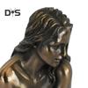 Statua di donna sexy da 5 pollici in resina, figura femminile nuda, statua da tavolo, scultura per comodino, caminetto, amanti dell'arte e collezionisti
