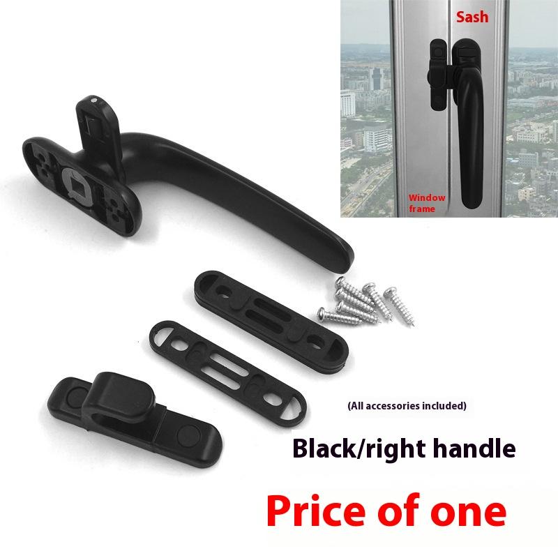 

Thickened Aluminum Alloy Window Handle Casement Window Seven-Character Handle Outside Open Window With Lock Handle