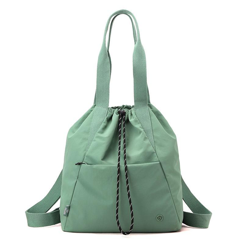 Junior High School Student Schoolbag Women's Fashion Drawstring Bundle Backpack Lightweight Large Capacity Backpack Casual Women's Shoulder Bag