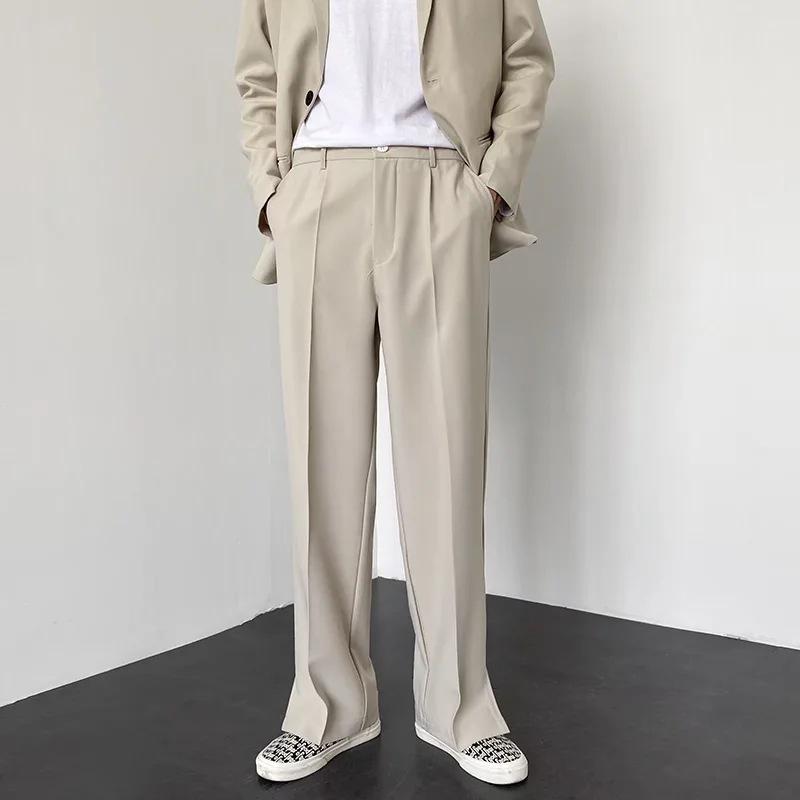 Men's Casual Loose Fit Nine-Point Suit Pants - 2022 Spring/Autumn Collection