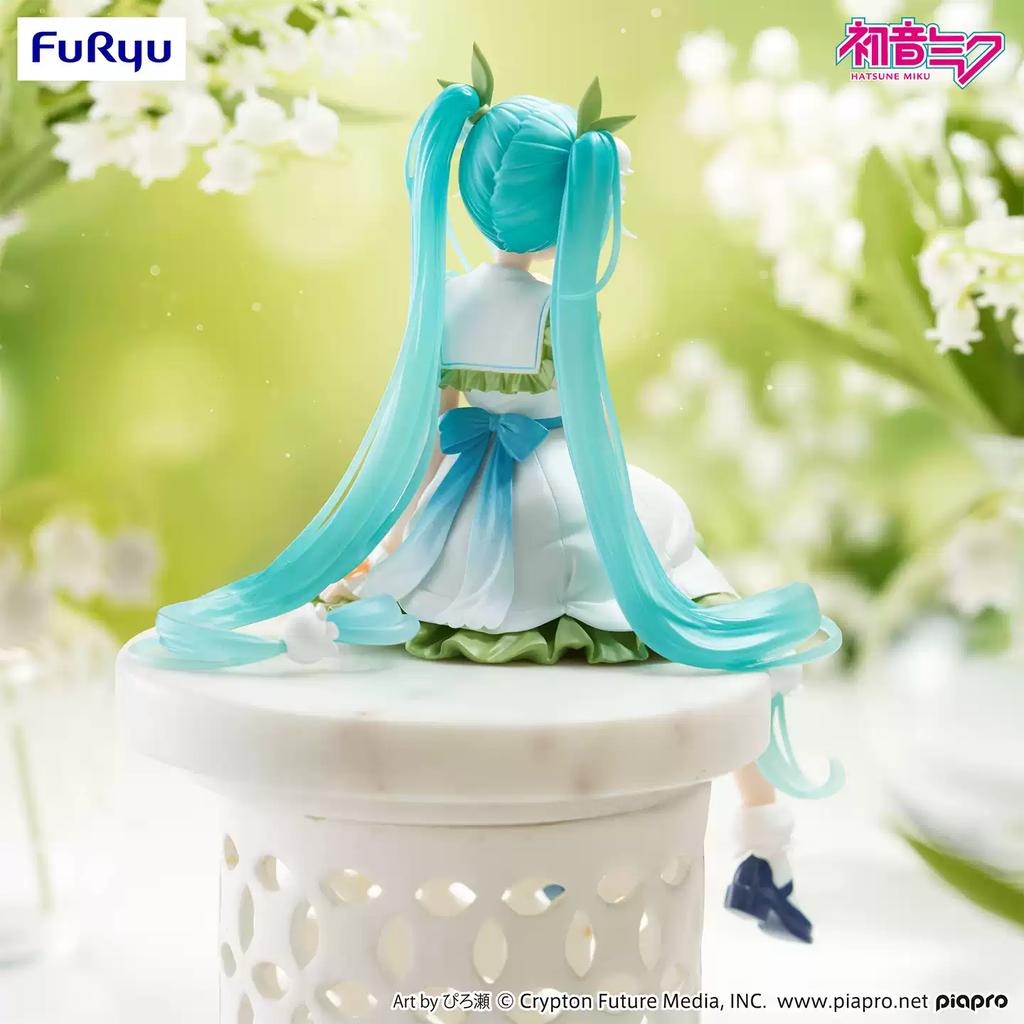 FuRyu Vocaloid Hatsune Miku Lily of the Valley Flower Fairy Figure - 14cm Noodle Stopper Collectible Gift