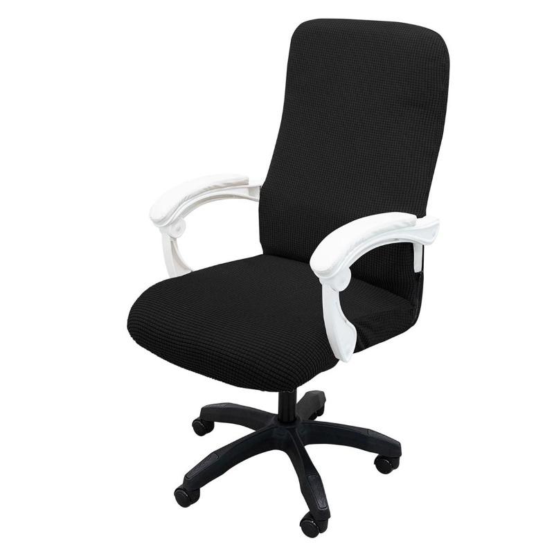 Thickened Jacquard Stretchable Computer Office Chair Covers Dustproof Pet Scratch Resistant Retractable Office Chair Cover