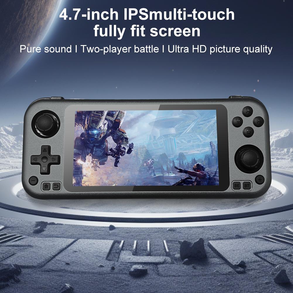 CB408 Pocket Game Machine Linux 4.7 Inch IPS Screen Video Game Console Open Source Portable Game Console 4000mAh for Kids Adults