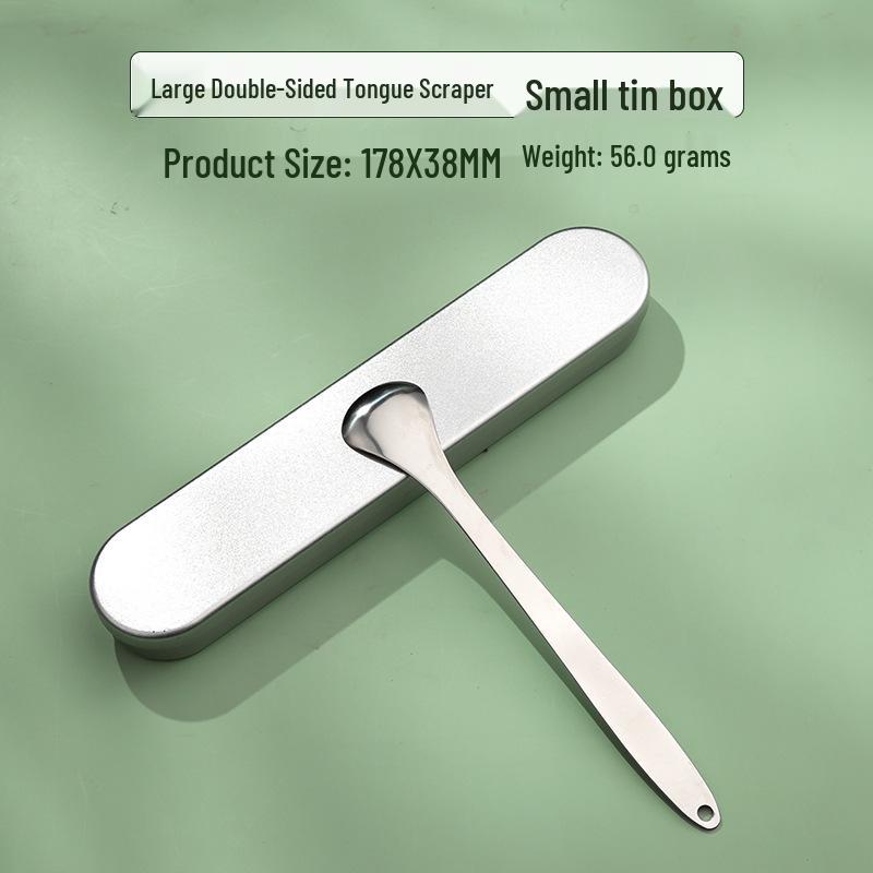 Stainless Steel Tongue Scraper & Coating Cleaner for Fresh Breath