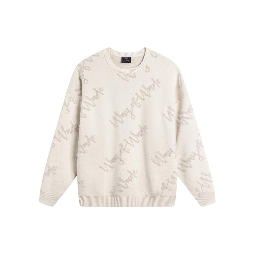 Li Ning Knitwear Men s Silver Birch Gray AMBU001-2 XL